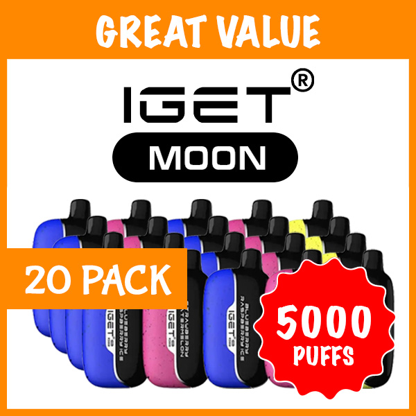 20 PACK – IGET MOON – 5000 PUFFS
