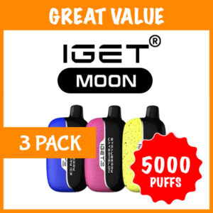 3 PACK – IGET MOON – 5000 PUFFS